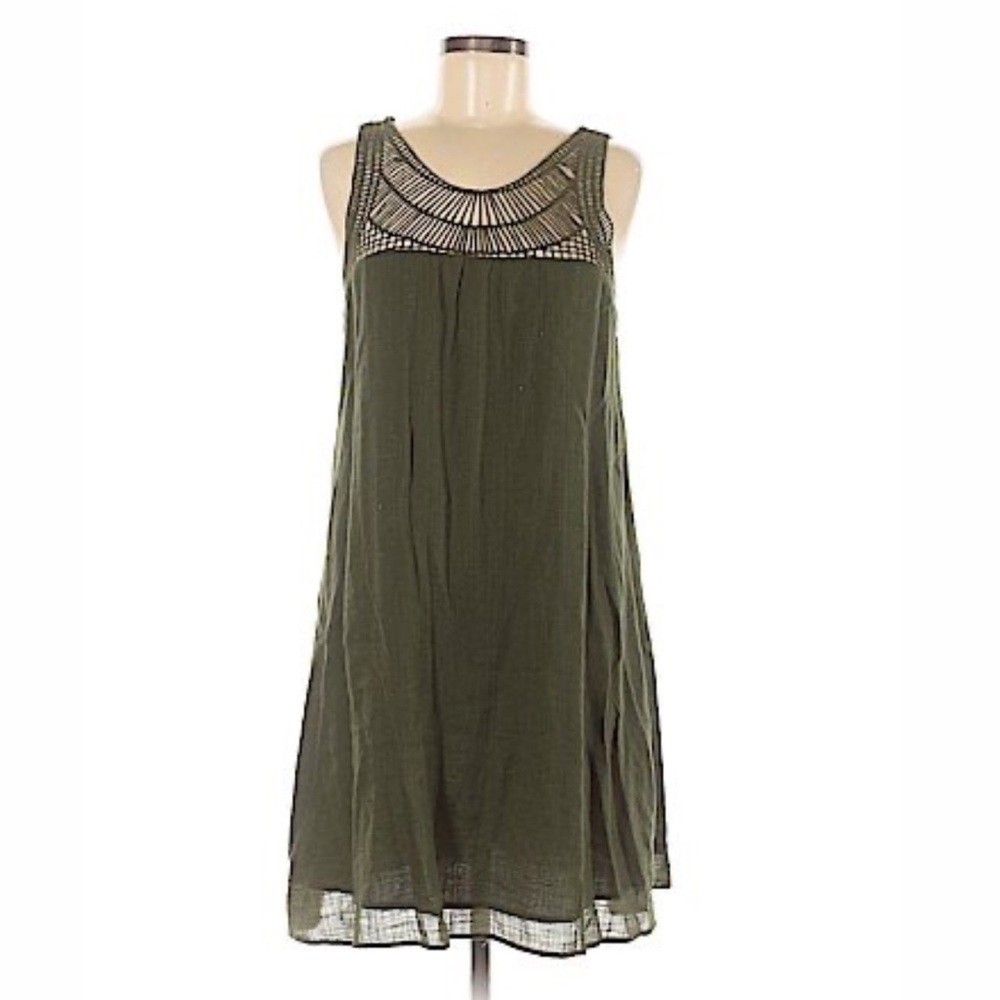 Olive green dress